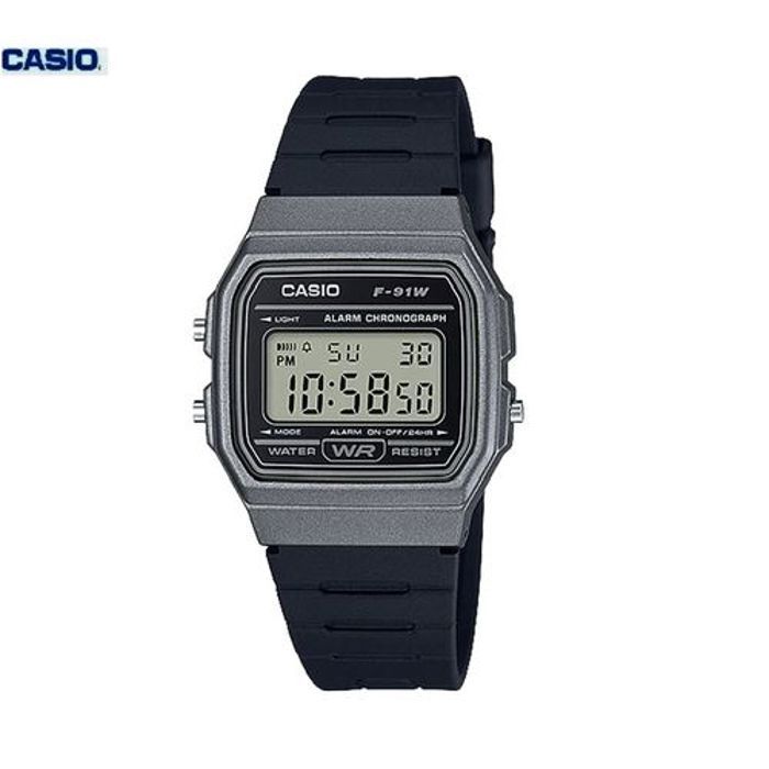casio Montre Numérique homme Collection Précision -F-91WM-1BDF
