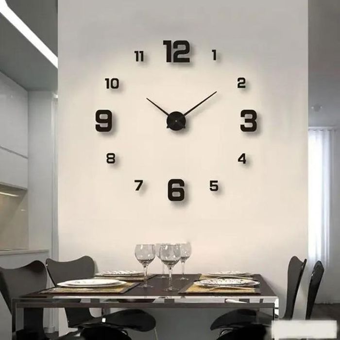 Horloge Murale Silencieuse en Forme d'Étoile Noire,pour Salon,Chambre,Mobilier de Maison,40cm