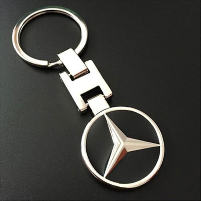 Porte-clés de voiture avec logo Mercedes-Benz