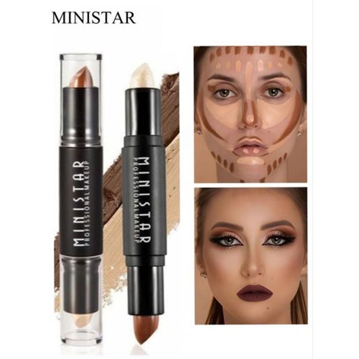Contour et Highlighter, Stick double face.