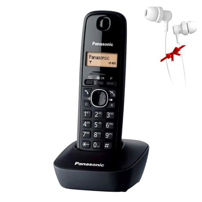 Téléphone  Fixe sans fil Panasonic KX-TG1611 + Ecouteur Gratuit