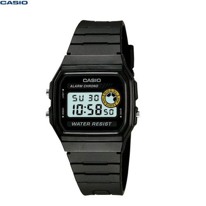 casio Montre électronique hommes resine verre Imperméable f-94wa-8dg