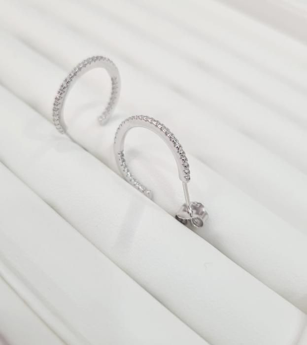DEMI-CREOLES EN ARGENT 925