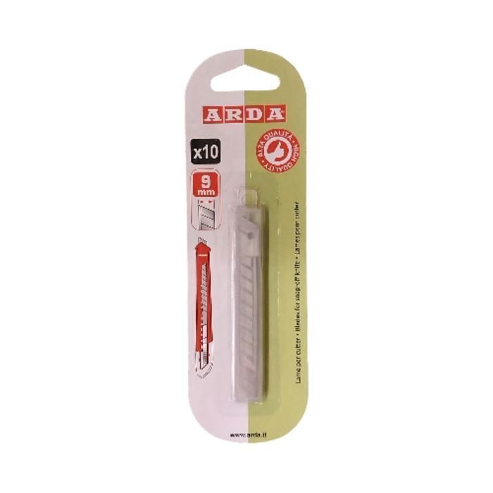 10 LAMES CUTTER 9MM ARDA
