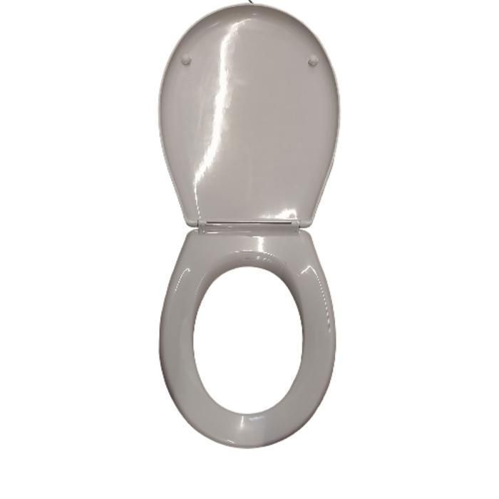 Siège Abattant WC - Frein de Chute - Réduction du Bruit - Universel - Blanc