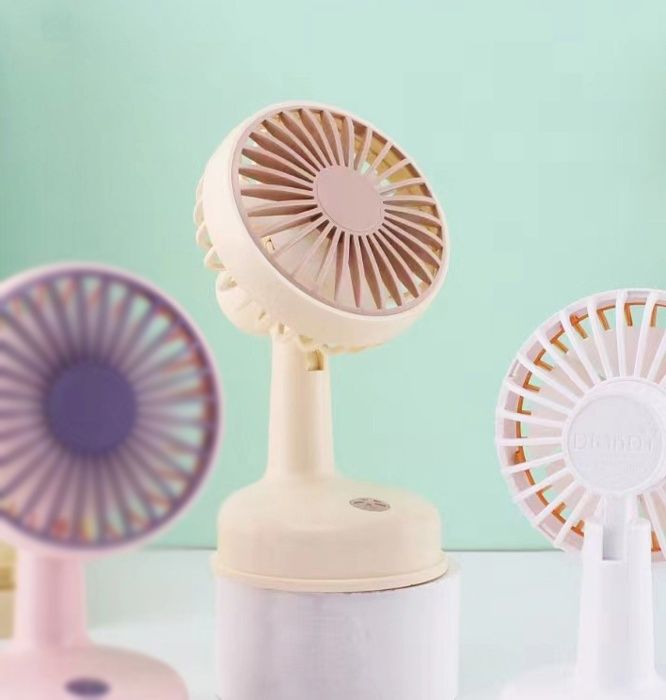 Mini ventilateur portable LED charge USB - compatible Refroidir le visage lors de l'utilisation pour maquillage outils de makeup