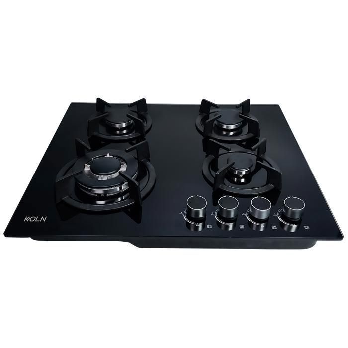 VENEZIA - Plaque De Cuisson Electrice 4 Foyers Corps en Verre,