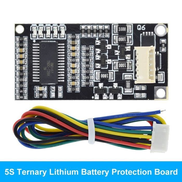 Carte de protection de batterie au lithium ternaire, carte BMS avec balance,5S 3.7V 4.2VTernary,21V,20A