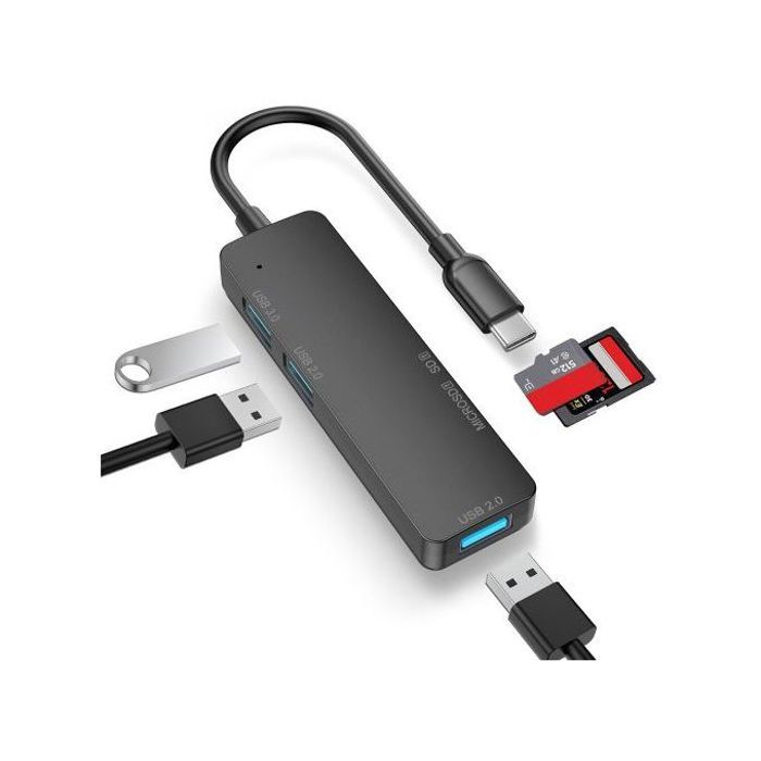 Adaptateur de téléphone portable et ordinateur de type C,transmission haute vitesse,USB S6,5en 1