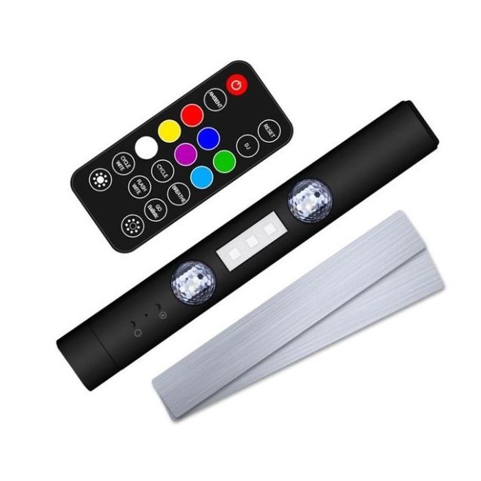 Lumière d'étoile de toit de voix sans fil,LED,escales de voiture,chargement USB,intérieur automati