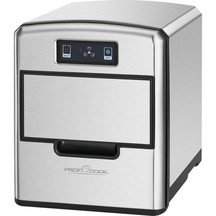 Machine à glaçons tactile,en quelque minutes,3 tailles au choix acier inoxydabl