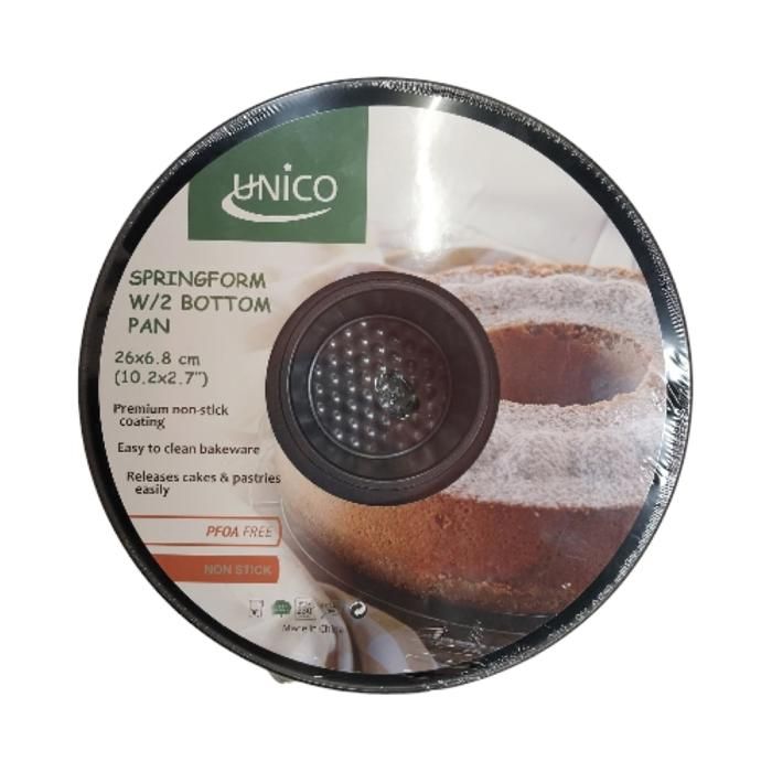 Moule à gâteau - CB141 Unico - 26 cm - Aluminium - Compatible congélateur et lave-vaisselle