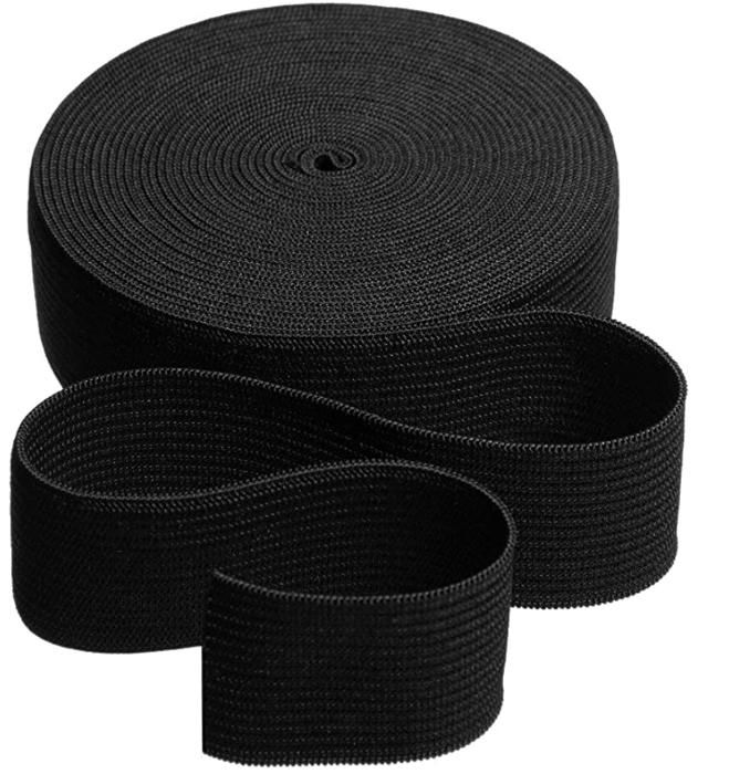 22Métres 3CM Bande Élastique En Nylon Pour La Couture NOIR