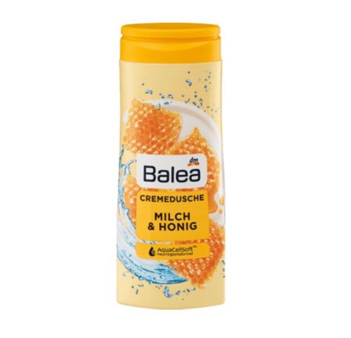 Balea Crème Douche Lait & Miel - Bain Douche - Soins Corps Gel Douche 300ml
