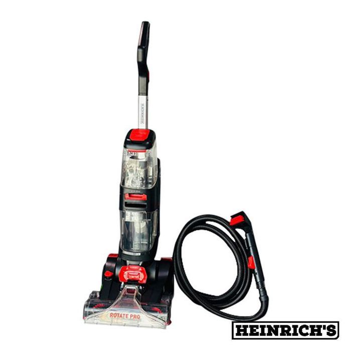 Aspirateur 2en1 Sec-Humide à eau pour les Tapis-800W Noir-Rouge