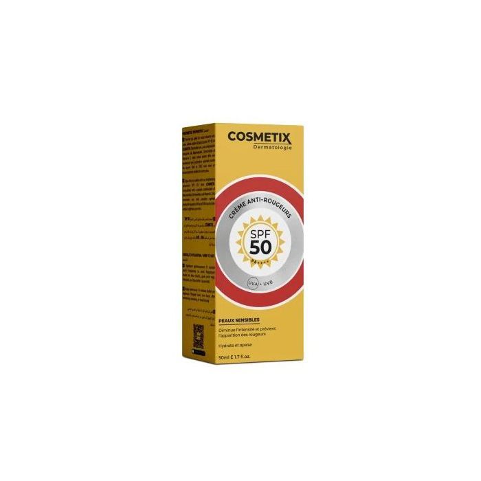COSMETIX CREME ANTI ROUGEURS SPF 50+ PEAUX SENSIBLES 50 ML