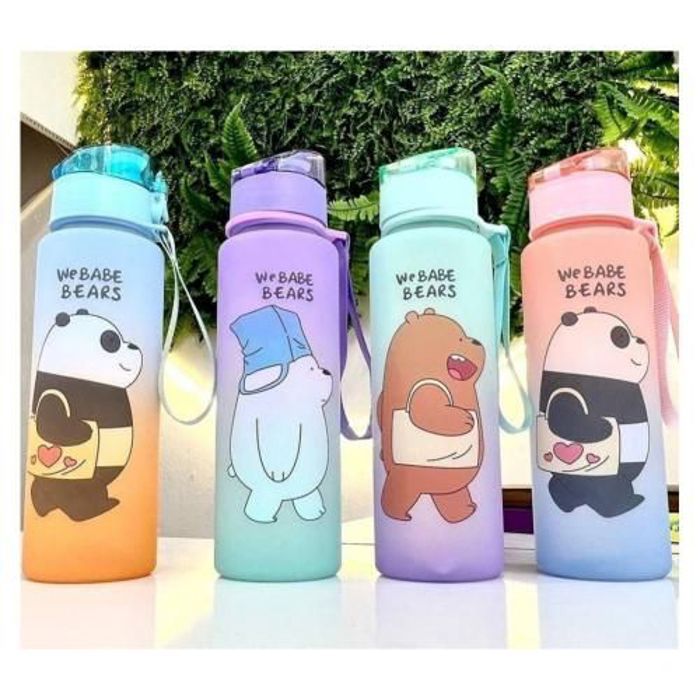 Bouteilles d'eau avec Paille Portable pour Enfants 2885 2 750ml