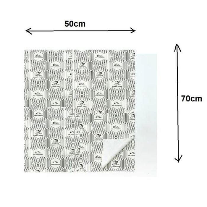 Copy Rite Papier Calque Carbone - blanc 50 x 70 cm. - 5 feuilles/boîte