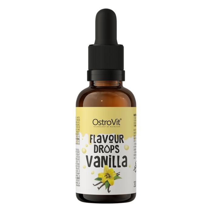 Flavour Drops 30 ml Vanilla - Arôme Vanille Délicieux & Sans Sucre