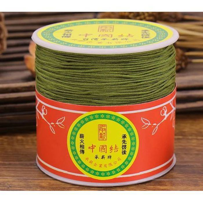 Cordon 2mm Nylon - macramé pour outil d'artisanat bracelets