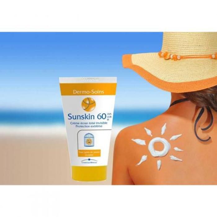 SUNSKIN 60 CRÈME ÉCRAN TOTAL INVISIBLE VITAMINE E & CÉRAMIDES - 50ML