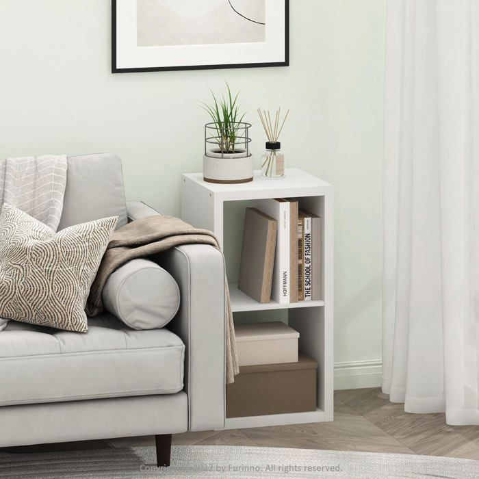 Furinno Cube Organiseur de rangement décoratif à dos ouvert MDF