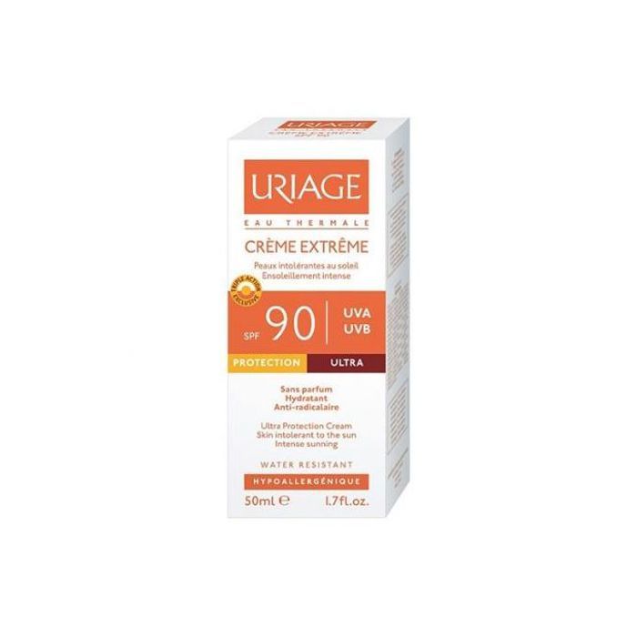 Uriage Crème extrême 90 spf écran solaire peaux intolerantes au soleil 50 ml
