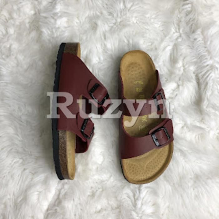 Ruzyn - Sandale Médicale Grenat pour Homme et Femme