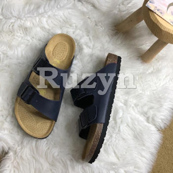 Ruzyn - Sandale Médicale Bleu Marine pour Homme et Femme