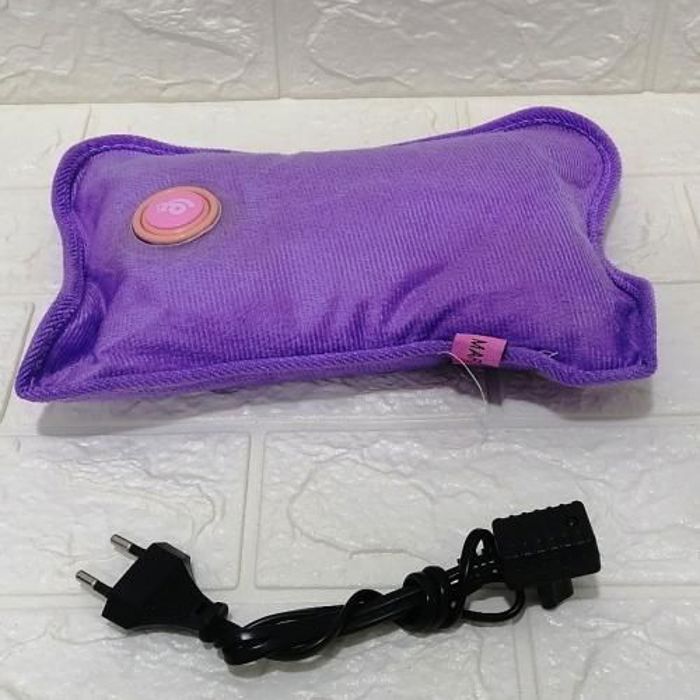 Sac d'eau Chaude électrique en tissu -Mauve