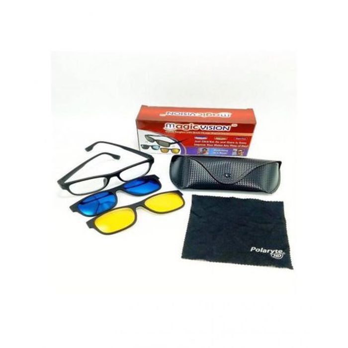 Magic Vision Magic Lunettes Pratiques Magnétiques 3 en 1