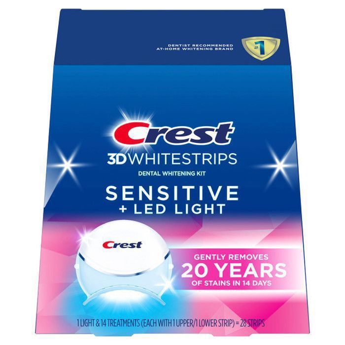 Crest 3D Sensitive plus lumière LED
