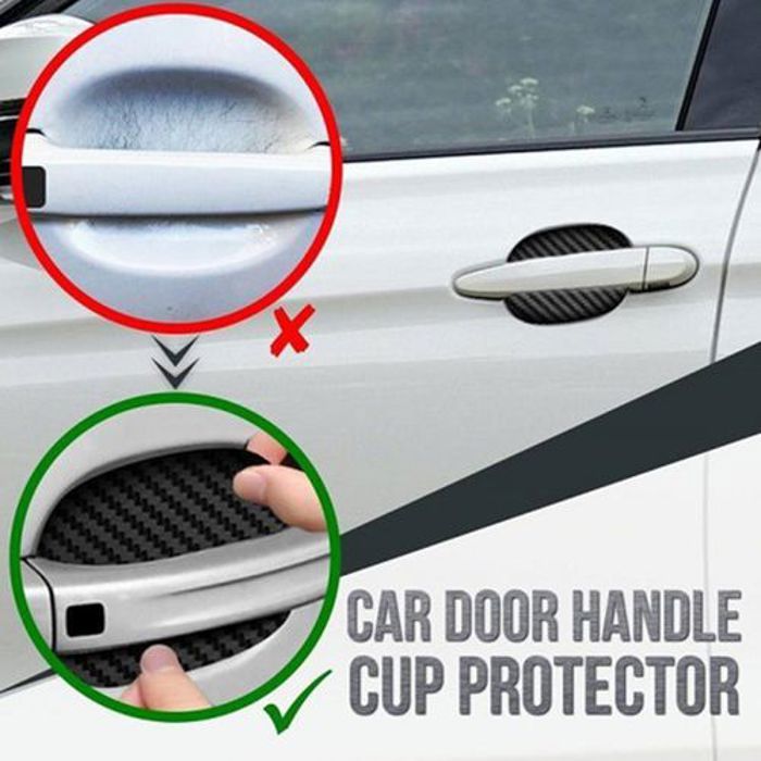 Protecteur de tasse de poignée de porte de voiture x4
