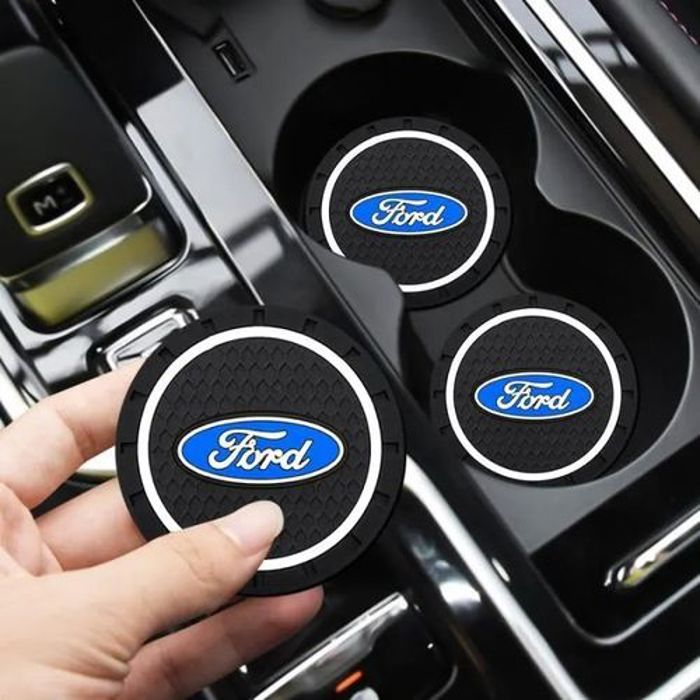 Dessous de verre voiture porte-bouteille tapis antidérapant pour Ford