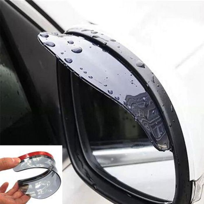 2 pieces protection de pluie de Rétroviseur miroir de voiture Rain Shield cache protecteur garde