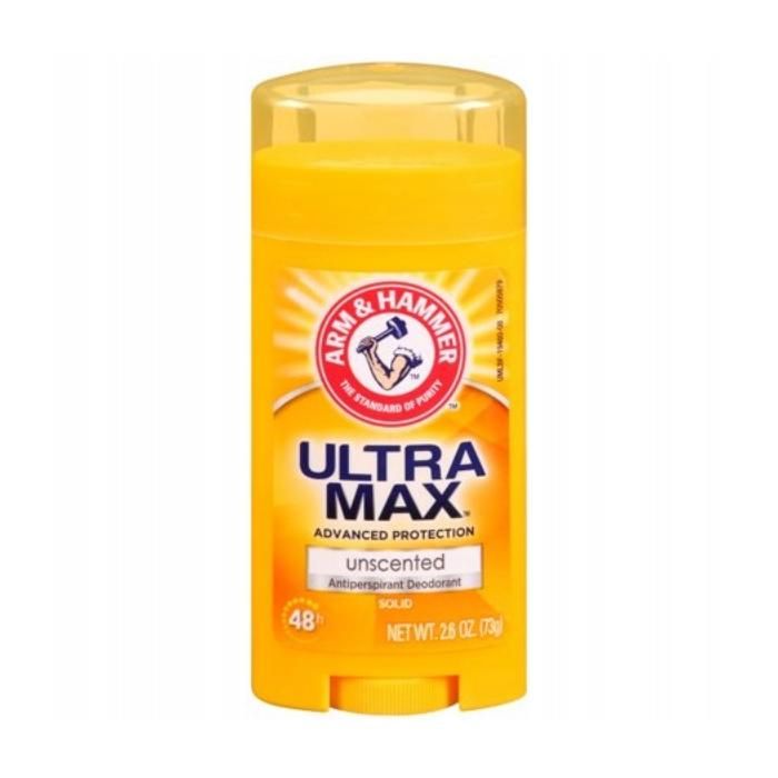Arm & Hammer Ultra Max Deodorant Stick Unscented 73gm