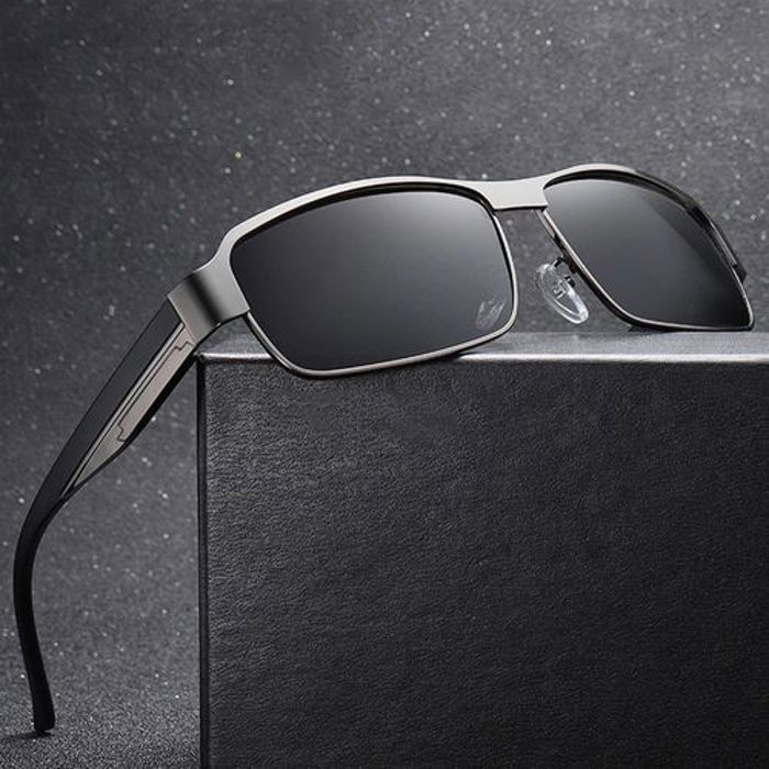 Lunettes de soleil polarisées pour conduite pêche concepteur métal Vintage