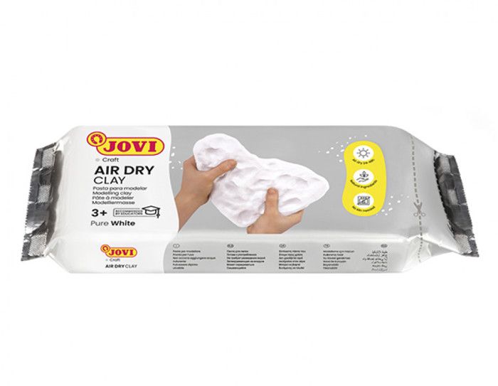 Jovi AIR DRY CLAY Argile modelante auto durcissante 1000 g Blanc