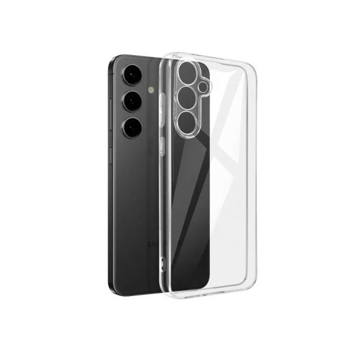 Coque Slim Pour Samsung Galaxy A55, Silicone Flexible (transparente)