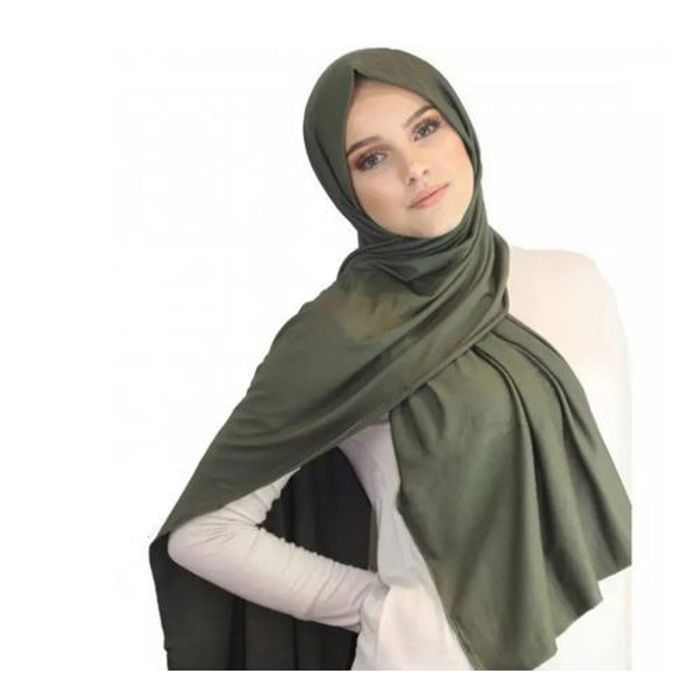 Hijab Chale en coton jersy uni doux
