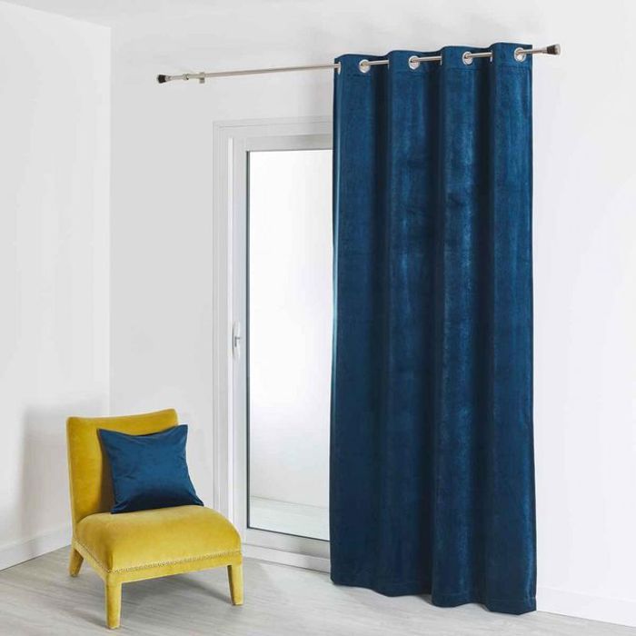 Rideaux Velours en bleu 1.40 x2.10 --1Piece
