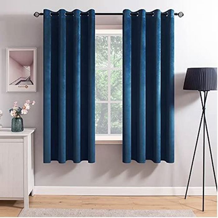 Rideaux Velours opaque 1.40 x1.70 --2Pieces