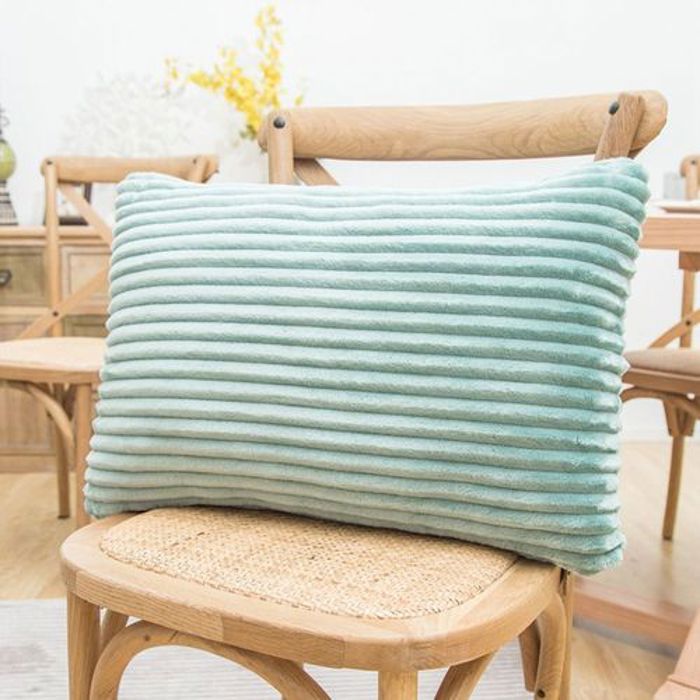 Housse Taie d'oreillers d'hiver en flanelle polaire-2Pcs