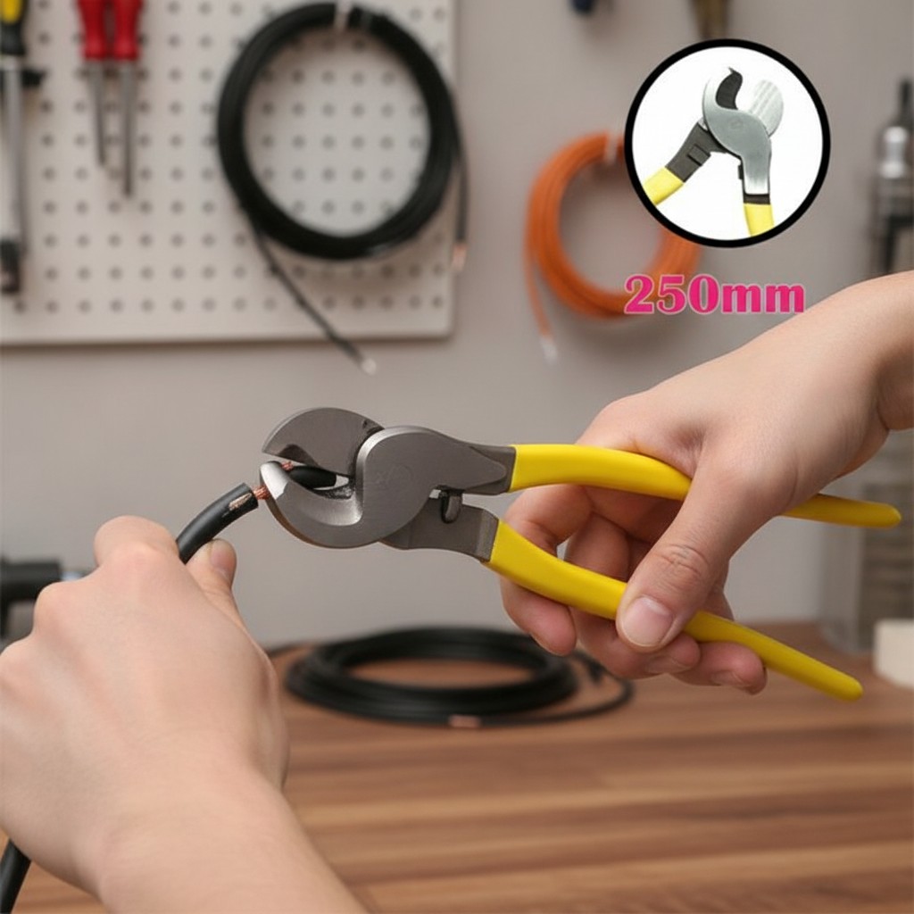 Pince coupante câble de haute qualité 250mm outils à main pour couper et dénuder - Marjane Mall - Image 4