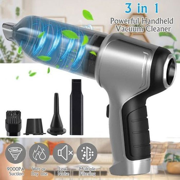 Mini aspirateur à main sans fil pour un usage voiture et maison