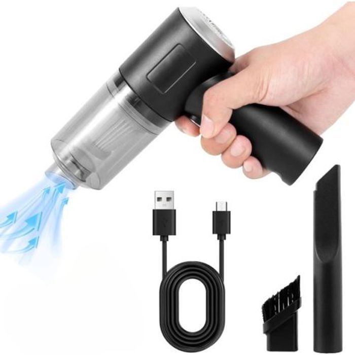 Aspirateur de voiture portable rechargeable USB 3 en 1 pour la maison