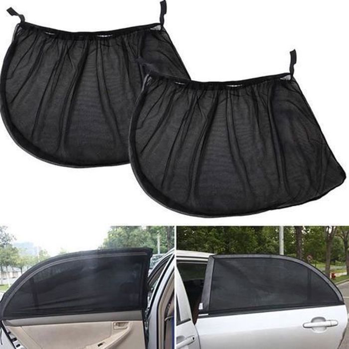 *//Pare-soleil pour vitres latérales arrière de voiture, 2 pièces