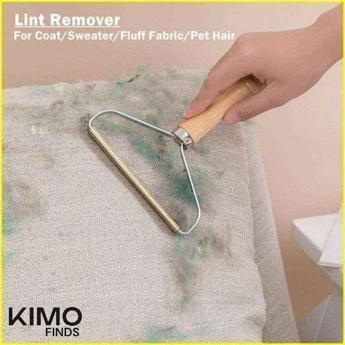 KIMO FINDS -Brosse anti bouloche pour vêtement , tapis et moquette , voiture, animal