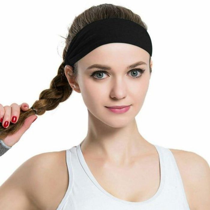 Bandeau de sport élastique pour femme pour le yoga à la salle de sport