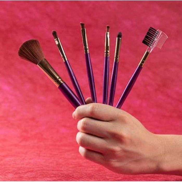 Ensemble de 7 Pinceaux Maquillage Make-up pour un Look Professionnel